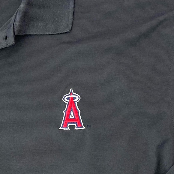 NEW Nike Dri Fit Los Angeles Angels Polo Shirt Large - Picture 4 of 7